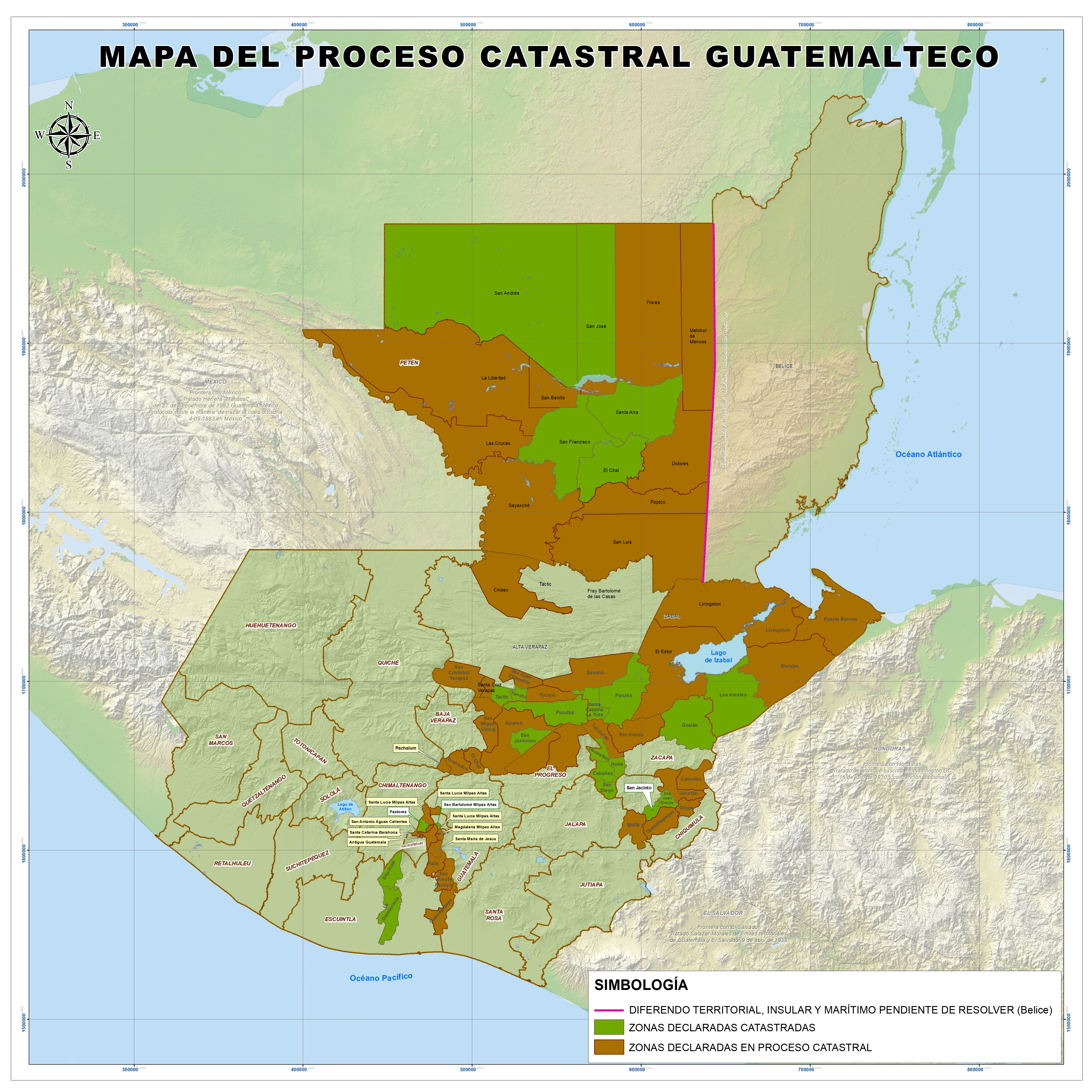 mapa zonas declaradas