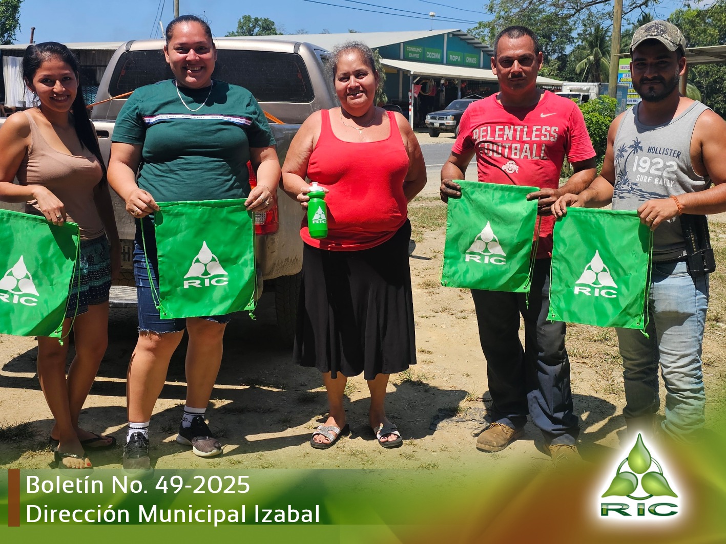 Boletín 49- 2025 Unidad móvil del RIC informa a vecinos de Buenos Aires sobre proceso catastral En la comunidad de Buenos Aires, Izabal se llevó a cabo una jornada informativa, a través de la unidad móvil del Registro de Información Catastral (RIC), con el propósito de notificar a los vecinos sobre la presencia de técnicos del RIC en la zona. La actividad tuvo como objetivo fomentar la participación de la comunidad en el proceso de levantamiento catastral, el cual consiste en la medición y delimitación de t