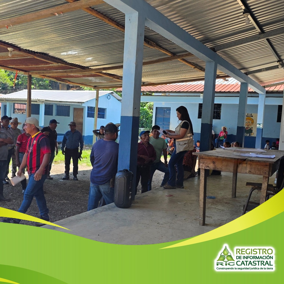 REUNIONES INFORMATIVAS EN SAN MIGUEL TUCURÚ, ALTA VERAPAZ