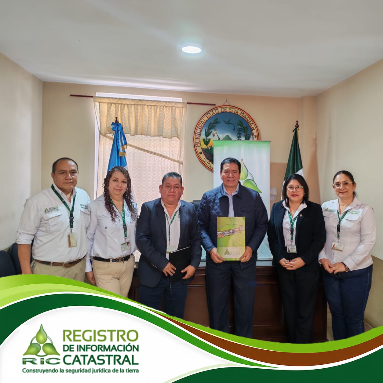 Sacatepéquez-Suscripción del Convenio Muni Santa María de Jesús