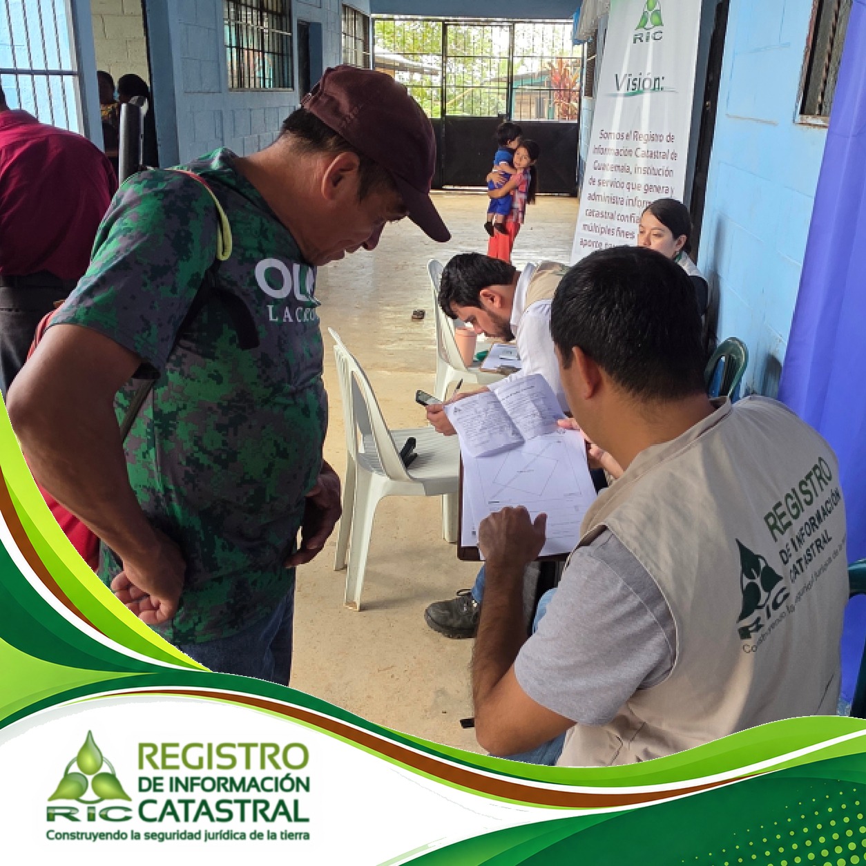 El Registro de Información Catastral de Guatemala, socializa resultados con titulares catastrales del Caserío San Juan Las Flores, Las Minas, Tierra Blanca del municipio de Tucurú, departamento de Alta Verapaz.