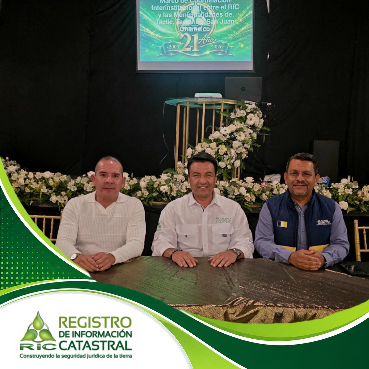 El Registro de Información Catastral, fortalece la gestión catastral en los Municipios de San Juan Chamelco, Tactic y Tamahú, departamento de Alta Verapaz.